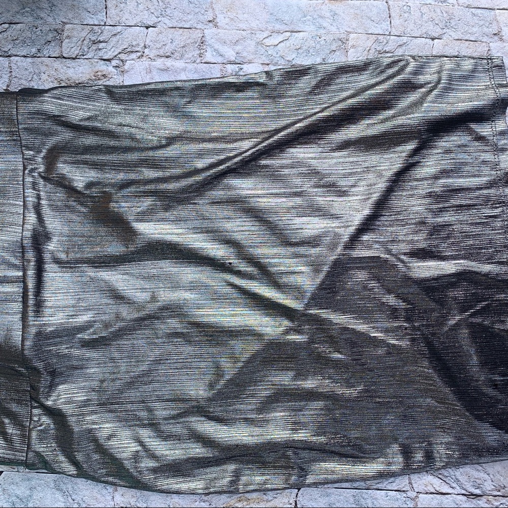 NWT H&M metallic mini skirt small - Picture 5 of 5